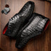 Marco Di Milano Martinelli Black Leather Dress Shoe
