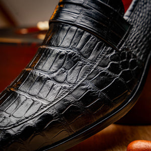 Marco_Di_Milano Matteo Black Leather Luxury Shoe