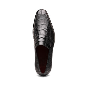 Marco_Di_Milano Matteo Black Leather Luxury Shoe
