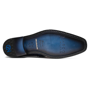 Marco Di Milano Matteo Navy Leather Loafers