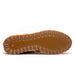 Zelli Matteo Calfskin and Perforated Suede Sneakers in Mustard