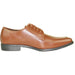 Men's Allure Light Brown Formal Oxford Lace-Up Dress & Tuxedo Shoes - USA Men's Outlet