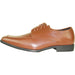 Men's Allure Light Brown Formal Oxford Lace-Up Dress & Tuxedo Shoes - USA Men's Outlet