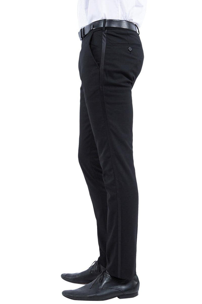 Men's Black Modern Fit Tuxedo Separates Pants | Zegarie - USA Men's Outlet