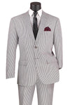 Black Seersucker Suit