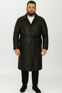 men-s-black-pu-belted-trench-coat
