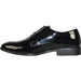 Men's Black Shine Tuxedo Oxford: Bravo's Classic Plain Toe Dress Shoe - USA Men's Outlet