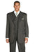 "Men's Brown Pinstriped Vested Suit: Timeless Tailoring by Fortino Landi" - USA Men's Outlet