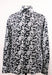 Men's "Daniel Ellissa" Regular Fit Sports Shirt - Fancy Floral Pattern in Black & White - USA Men's Outlet