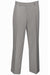 Men's Light Grey Vinci Wool-Feel Dress Pants | Regular Fit, Flat Front - USA Men's Outlet