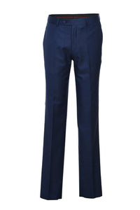 Men's Midnight Blue English Laundry Two Button Slim Fit Notch Lapel Suit - USA Men's Outlet