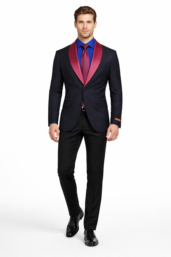 Stylish Men's Formal Blazer with Elegant Lapel Design