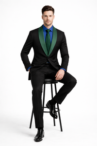 Stylish Men's Formal Blazer with Elegant Lapel Design