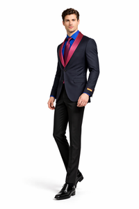 Stylish Men's Formal Blazer with Elegant Lapel Design