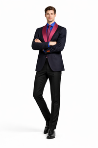 Stylish Men's Formal Blazer with Elegant Lapel Design