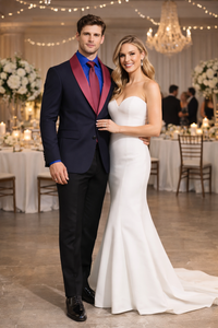 Stylish Men's Formal Blazer with Elegant Lapel Design