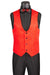 Men's Red Vinci Vested Wedding Tuxedo | Slim Fit Paisley Style - USA Men's Outlet