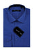 Men's Regular-Fit Royal Blue Cotton Dress Shirt by Daniel Ellissa - USA Men's Outlet