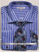 Men's Regular Fit Spread Collar Dress Shirt Tie Set: Royal Blue & White Pinstripe - Daniel Ellissa - USA Men's Outlet