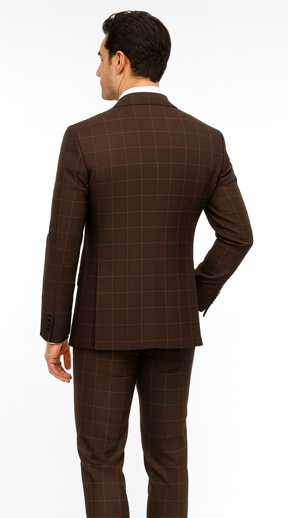 Men’s Rossi Man Milano RM1848 – Slim Fit Stylish Suit - Modern Formalwear for Men