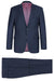 Men's Slim Wool Suit w/ Optional Vest - Renoir - Indigo Blue - USA Men's Outlet