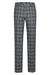 Men's Sophisticated Slim Fit Peak Lapel English Laundry Suit in Grey Windowpane Plaid - USA Men's Outlet