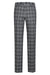 Men's Sophisticated Slim Fit Peak Lapel English Laundry Suit in Grey Windowpane Plaid - Elegant Mensattire
