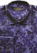 Men's Sports Shirt by Daniel Ellissa: Navy Floral Tonal Regular Fit - USA Men's Outlet