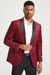 Men's Stacy Adams Paisley Velvet Tuxedo Jacket: Tailored Style for Flawless Wedding Look - USA Men's Outlet