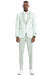 Men's Tazio One-Button Vested Honeycomb Lace Design Mint Green Wedding & Prom Tuxedo - USA Men's Outlet