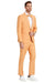 Men's Tazio Shawl Lapel Wedding Suit in Tangerine Orange - USA Men's Outlet