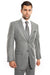 Men's Tazio Slim Fit Shiny Sharkskin Suit - Light Grey - USA Men's Outlet