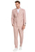 Men's Tazio Slim Rose Pink Pinstripe Summer Suit | Double-Breasted Fit - USA Men's Outlet