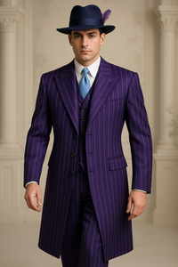 Purple Zoot Suit - 1920s Suit - Gangster Long Suit
