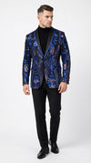 Blue and Gold Tuxedo