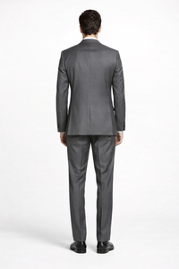 Mens Tiglio Gray Suit – Classic 2 Piece Grey Suit for Wedding, Business and Formal Wear