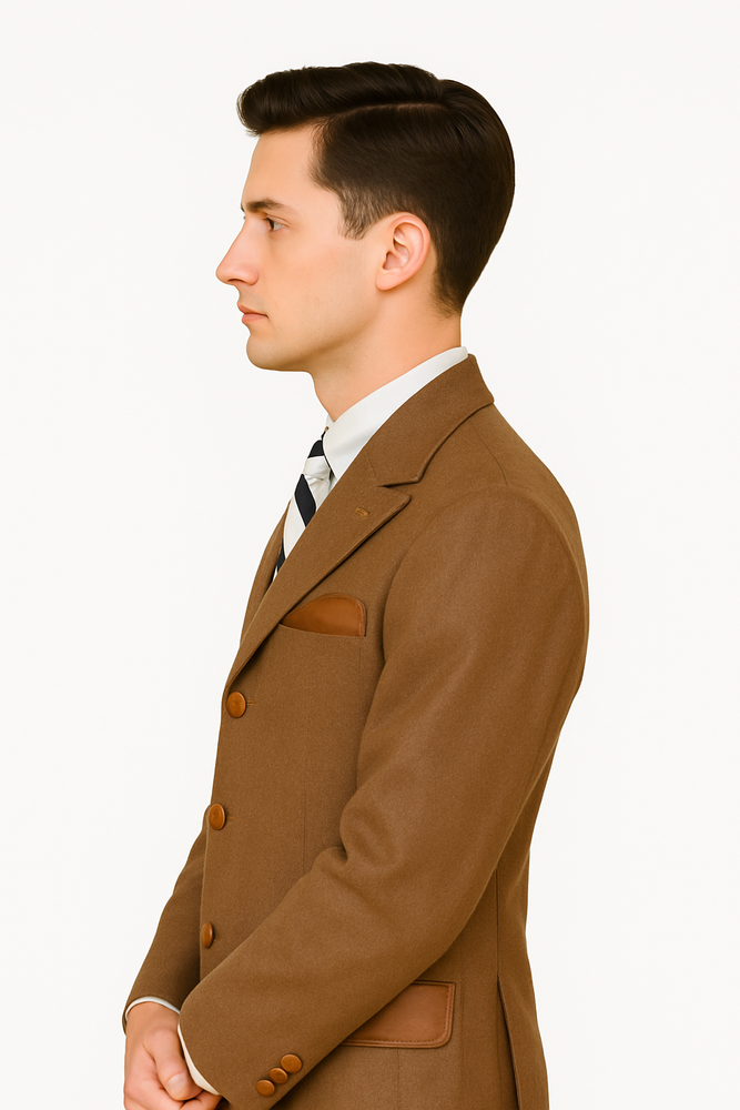 Denim Suit - Cotton Fabric Vested Suit - 3 Pieces Suit - Vested Fancy Suit