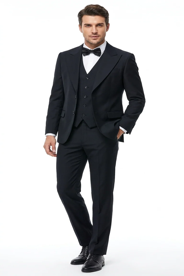 Mens Joker 2 Black 3-Piece Suit – Premium Movie-Inspired Cosplay Costume, Halloween & Formal Dress Outfit