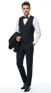 Mens Joker 2 Black 3-Piece Suit – Premium Movie-Inspired Cosplay Costume, Halloween & Formal Dress Outfit