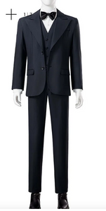 Mens Joker 2 Black 3-Piece Suit – Premium Movie-Inspired Cosplay Costume, Halloween & Formal Dress Outfit
