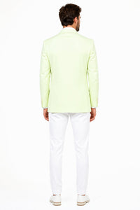 '--> Tazio Men's Summer Blazer | Slim Fit Linen Style | Mint Green