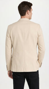 Mens Light Tan Sportcoat – Cream Beige Blazer for Weddings, Business & Smart Casual Wear