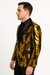 Mens Mardi Gras Outfit Gold Sequin Party Blazer