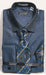 Mens Navy French Cuff Dress Shirt, Tie & Hanky Set by Daniel Ellissa - USA Men's Outlet