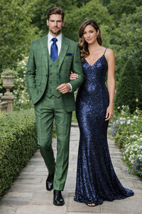 Rossi Man MAX RM1841 Slim Fit 3-Piece Suit – Men’s Formalwear