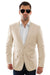 Mens Tazio Tan Summer Sport Coat w/ Two-Button Peak Lapel - USA Men's Outlet