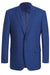 MENS TWO BUTTON CLASSIC FIT TWO PIECE SUIT IN BLUE WINDOWPANE CHECK - USA Men's Outlet