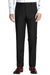 Mens Wool-Feel Slim Fit Dress Pants by Vinci - Black - USA Men's Outlet