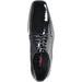 Menu Classic Black Patent Bicycle Toe Tuxedo Shoe by Bravo - USA Men's Outlet