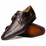 Marco_Di_Milano Merida Brown Leather Dress Shoes